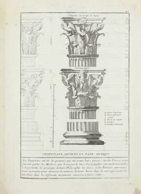 [Виньола Дж. Б. да. Правила пяти архитектурных орденов Жака Бароццио де Виньола с французским орденом и кратким трактатом по камнерезному, плотницкому, столярному и слесарному делу]. 